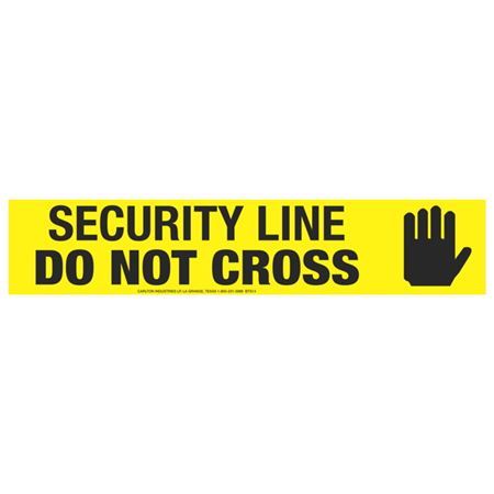 Security Line Do Not Cross (Graphic) Barricade Tape